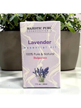 Majestic Pure Bulgarian Lavender Essential Oil 1 fl oz Sealed 100% Natural NEW